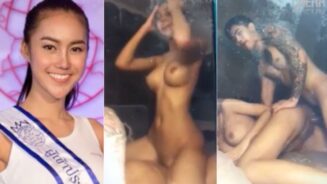 Miss Thailand World 2016, Jinnita Buddee, ¡Escándalo porno con cinta sexual!