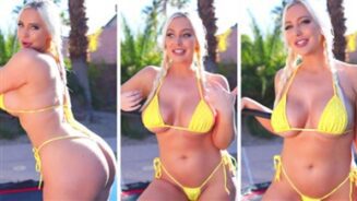 Tara Babcock, Youtuber Amarillo Bikini Desnudo Vídeo Leaked