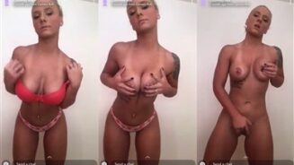 Courtney Rae Snapchat: Sujetador rosa y Rosas Desnudo Video Leaked