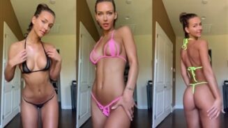 Rachel Cook desnuda YouTuber Bikni probar vídeo Leaked