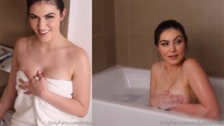 Mikaela Pascal Desnudo Bañera y ducha Video Out