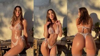 Natalie Roush Desnudo Golden Hour Playa Bikini Vídeo Leaked