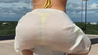 Bikini de Bianca Taylor Thong - Onlyfans Vídeo Leaked