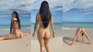 El vídeo de Bianca Taylor Beach Thong Bikini ha sido leaked