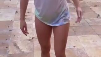 Amanda Cerny camiseta mojada del pezón Onlyfans vídeo Leaked