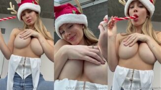 Daisy Keech: Tetas de Navidad primer vídeo Leaked