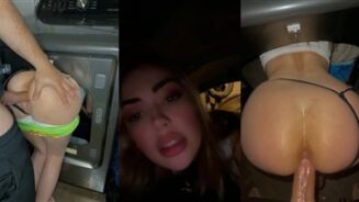 Olivia Mae atrapado en una lavadora sexo vídeo Leaked