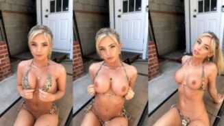 Emma Kotos desnuda al aire libre bikini video leaked