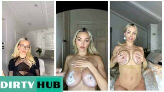 Lindsey Pelas: Fishnet Tetas Vídeo en vivo Leaked