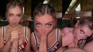 Olivia Mae: Porristas Sloppy Mamada Video Leaked