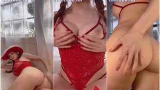 Amouranth caliente Navidad vaquera 'Onlyfans' vídeo leaked