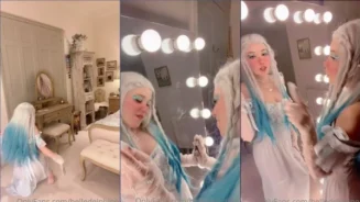 Belle Delphine, la famosa cosplayer, ha tenido filtradas imágenes de su cosplay de princesa elfa desnuda en su cuenta de OnlyFans