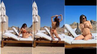 Mia Khalifa: Vídeo de sexo  Striptease completo al aire libre