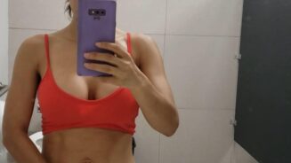 Anabella Galeano: Espejo de baño con los dedos Onlyfans Video Leaked