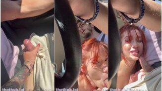 Es Fay Solo Fans  Handjob & Mamada en el coche