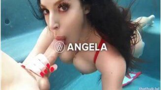 Angela White: piscina sexo cinta  Desnudo Leaks