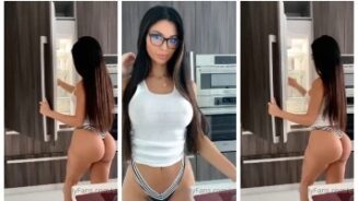 Eriana Blanco se burla de un video de la camiseta sin mangas caliente