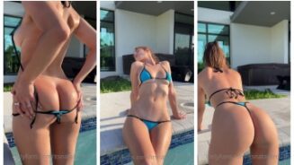 Natalie Roush comparte el video de la piscina de striptease de Little Bikinis