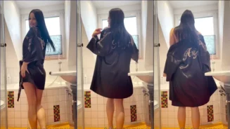 Anja Diergarten filtración de video en el baño en OnlyFans