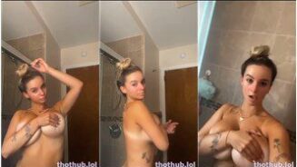 CaitlynKrems desnuda ducha provocación Onlyfans Leaked