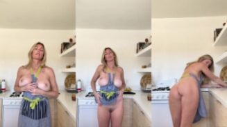 Diora Baird desnuda en mi cocina video