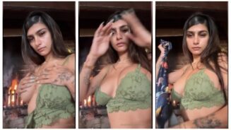 Mia Khalifa Desnudo Chimenea Teaser Onlyfans Video Leak