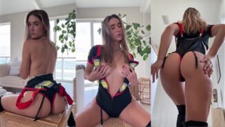 Natalie Roush: bombero juego de roles: Nip Slip Video Leaked