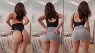 Alinity se desnuda en un atuendo, mostrando un striptease en un vídeo filtrado de OnlyFans