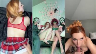 Amouranth Halloween Orgía Sexo Vídeo Leaked