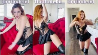 Bella Thorne: baile caliente en lencería de encaje negro