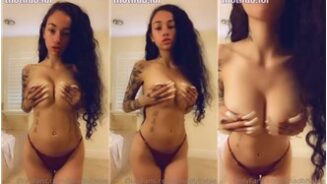 Vídeo de Bhad Bhabie desnuda en topless tease Leaked