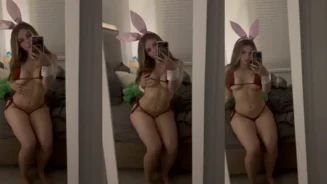 Sava Schultz Leaked Video of Tease of Bunny Ears (Edición española)