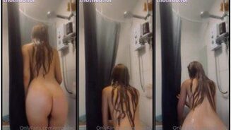 Vídeo del baño desnudo de la princesa Emzs fuga