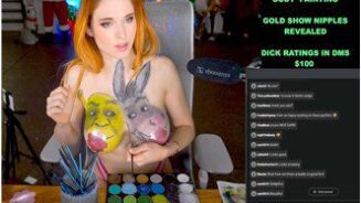 Amouranth 8 de enero Jerkmate Live Video Invasion