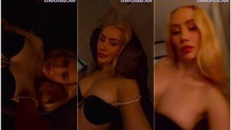 Iggy Azalea: Tease Selfie dormitorio en negro lencería PPV