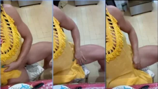 Carla Inhaia, dueña de un cuerpazo, enseña el coño con un vestido sin bragas