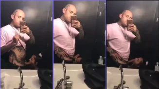 Famosa influencer de Redetv, Cléo Silva fue captada en un momento íntimo en el baño de una discoteca