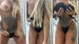 Débora Brasil lució un increíble show de striptease en un ambiente privado