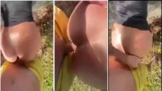 Juliana Oliveira fue captada haciendo el amor con su novio en el parque