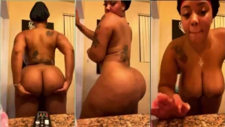 Negra poderosa mostrando su twerking y luciendo su increíble culo