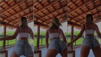 Karlyane Menezes, una sensual brasileña, rockeando el baile funk y pateando traseros