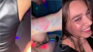 Teniendo relaciones íntimas con una trabajadora sexual en el club nocturno