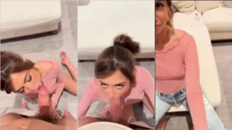 Vídeo filtrado de Riley Reid desnuda realizando una mamada en POV en OnlyFans