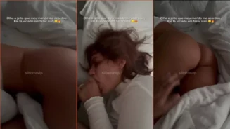 Sil Torra Torra empezando el día con una buena sesión de placer oral en la cama