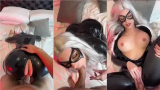 Se filtró el vídeo sexual de Demon Mika Catwoman interpretando un sexy juego de roles