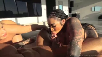 Lissa Aires y Tokyo Drift City contra One Big Cock